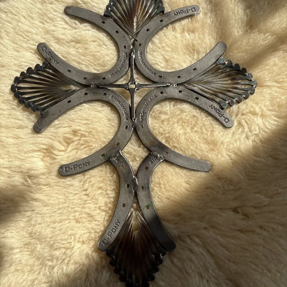 St. Croix Forge Horseshoe Cross, O-Pony, Unique